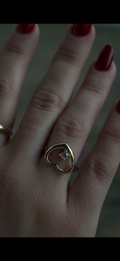 Anillo de corazon 10k