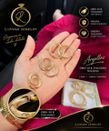 Argollas infladas grande